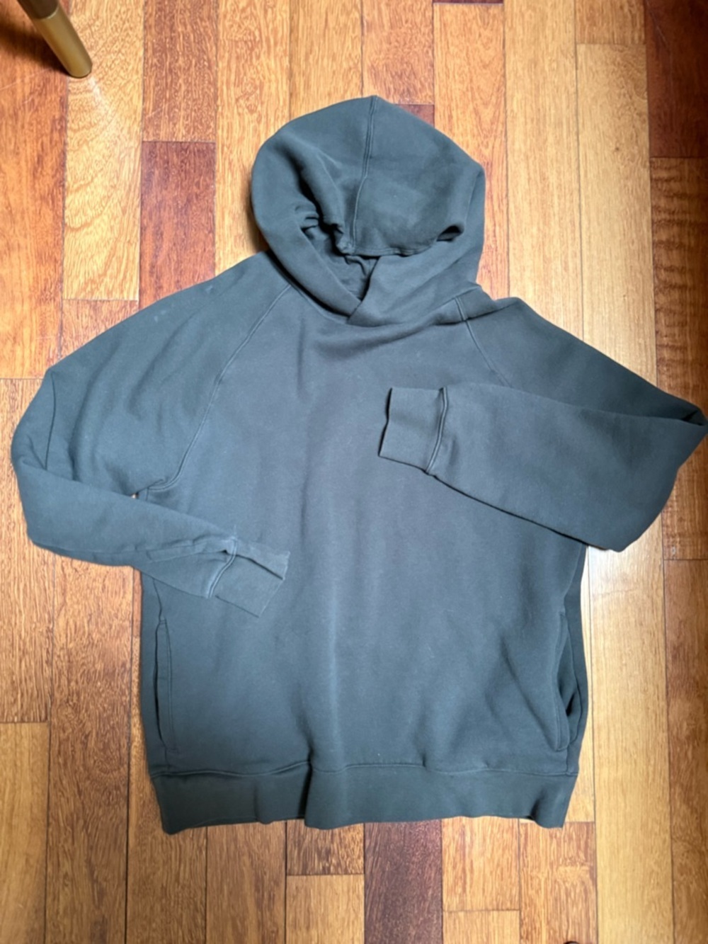 Banana Republic | Men's Olive Green Hooded Sweatshirt Size Large - Picture 2 of 3